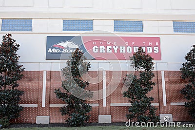 Arkansas State University Mid-South Greyhounds Editorial Stock Photo