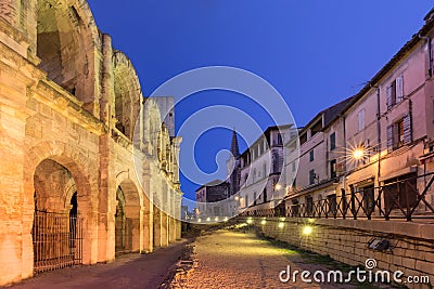 Arles Amphitheatre, France Stock Photo