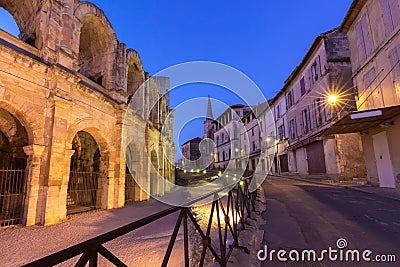 Arles Amphitheatre, France Stock Photo