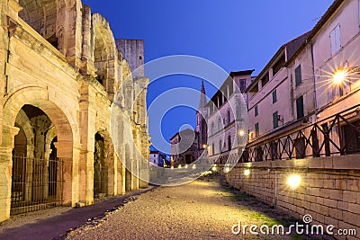 Arles Amphitheatre, France Stock Photo