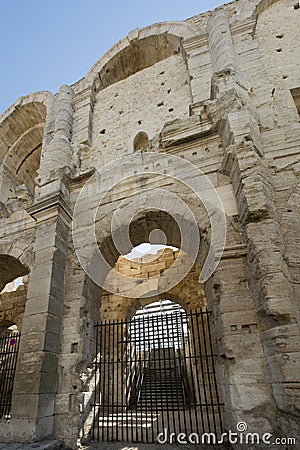 Arles Amphitheatre, France Stock Photo