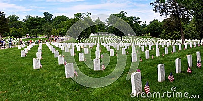 Arlington National Cemetery, Virginia, USA Editorial Stock Photo