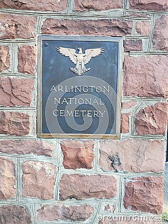 Arlington National cemetery military honor Editorial Stock Photo