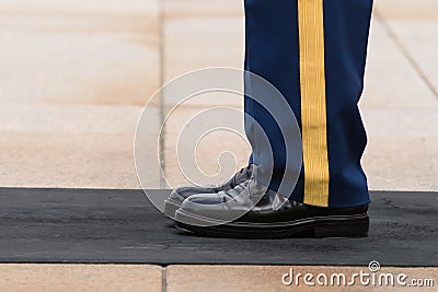 Arlington National Cemetery, soldier uniform Stock Photo