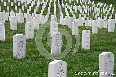 Arlington National Cemetery in Washington DC Editorial Stock Photo