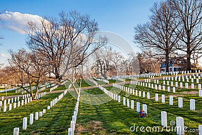 Arlington National Cemetery, Washington DC Editorial Stock Photo