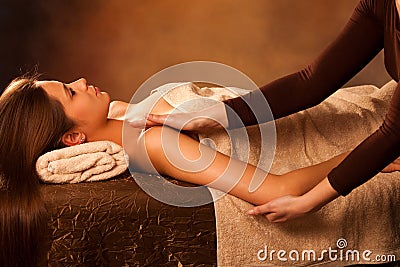 Arm massage Stock Photo