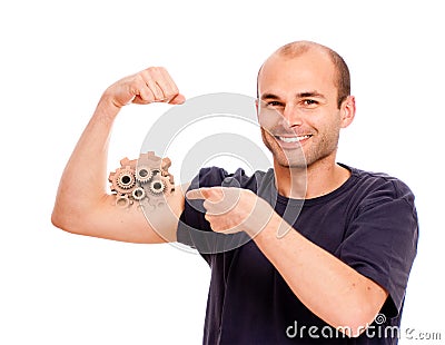 Arm mechanism Stock Photo