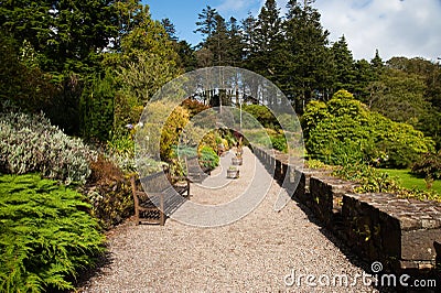 Armadale castle garden Stock Photo