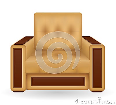 Armchair furniture vector illustration Vector Illustration