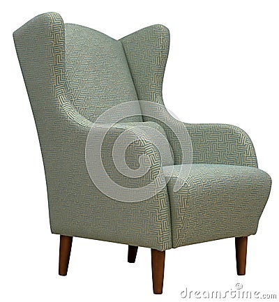 Armchair isolated on white background. Including clipping path Stock Photo