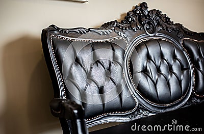 armchair with ornament sofa french revolution Stock Photo