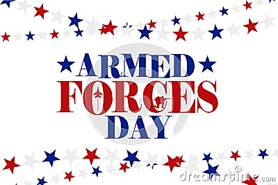 Armed Forces Day illustration Vector Illustration