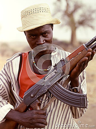 Armed guerrilla Editorial Stock Photo