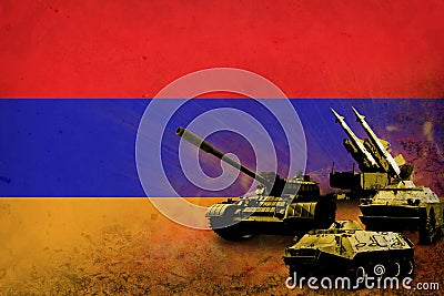 Armenia army, military forces Stock Photo