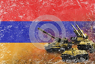 Armenia army, military forces Stock Photo