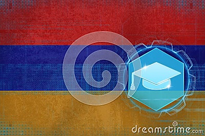 Armenia education. University concept. Stock Photo