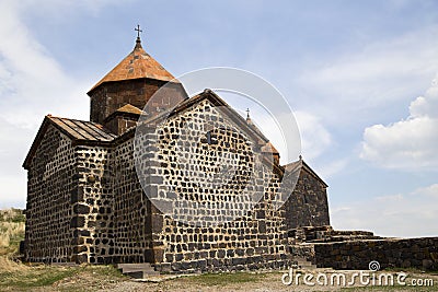 Armenia, 1st century monastery Sevanavank, Surb Arakelots. Stock Photo