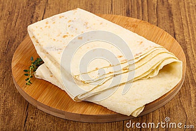 Armenian bread - lavash Stock Photo