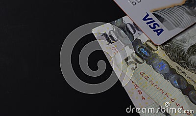 Armenian drams. Wallpaper business and finance Stock Photo
