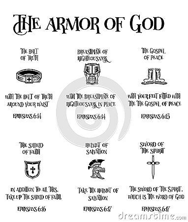 Armor of God Vector Illustration