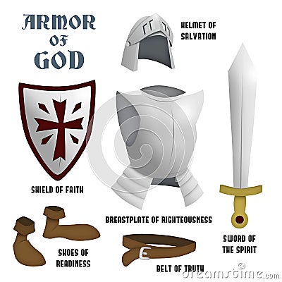 Armor of God Illustration Stock Photo