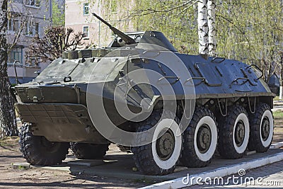 Armored personnel carrier infantry fighting vehicle.military equipment Stock Photo