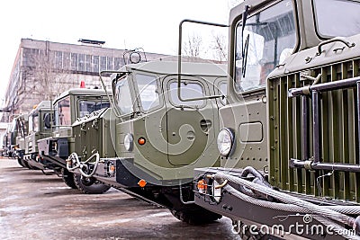 Armored troop-carrier bumper Stock Photo