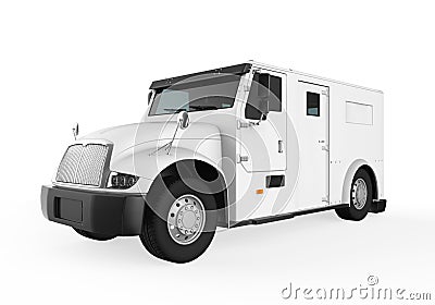 Armored Truck Stock Photo