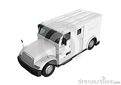 Armored Truck Stock Photo