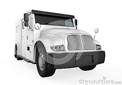 Armored Truck Stock Photo