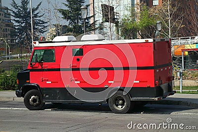 Armored Truck Stock Photo