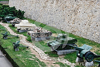 Armoured Tanks, Belgrade Military Museum, Serbia Editorial Stock Photo