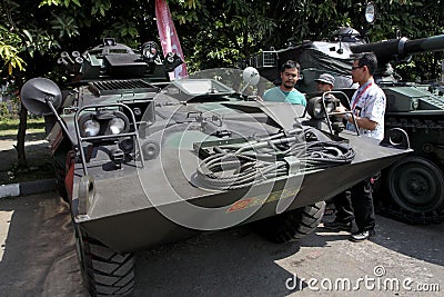 Armoured vehicle Editorial Stock Photo