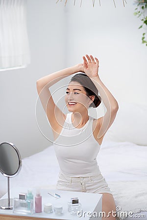 Armpit woman depilation concept beauty body Stock Photo