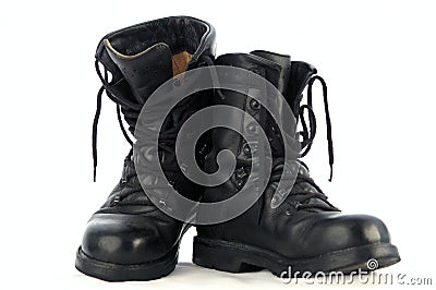 Army Boots Stock Photo