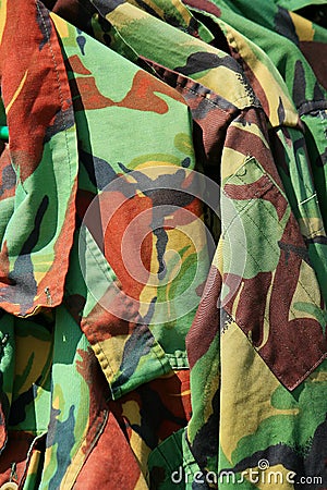 Army Camouflage Stock Photo