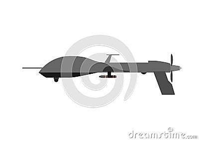 Army drone Vector Illustration