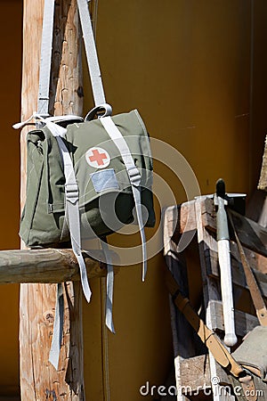 Army first aid Editorial Stock Photo