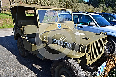 Army Jeep Editorial Stock Photo