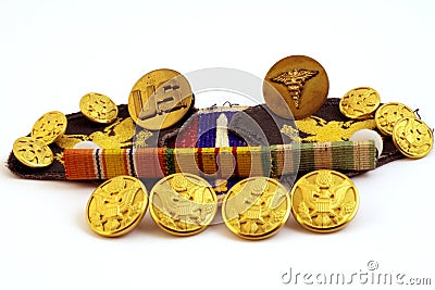 Army Medals Stock Photo