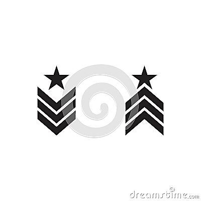 army military vector icon Vector Illustration