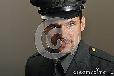 Army officer Stock Photo