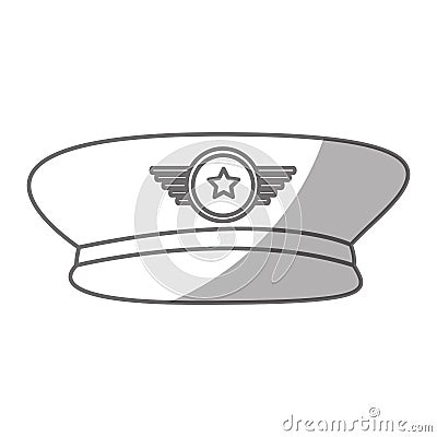 Army officer hat icon Vector Illustration