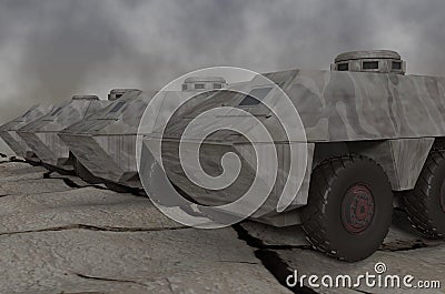 Army vehicles Stock Photo