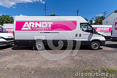 Arndt rental van Editorial Stock Photo