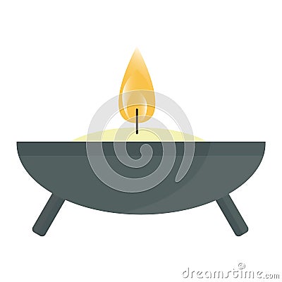 Aroma candle vector illustration Vector Illustration