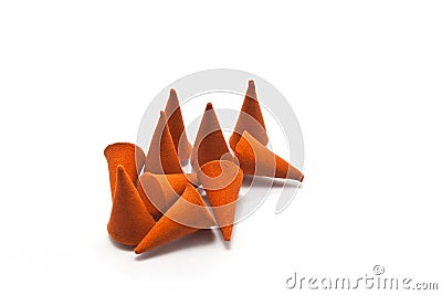 Aroma fragrance incense isolated Stock Photo
