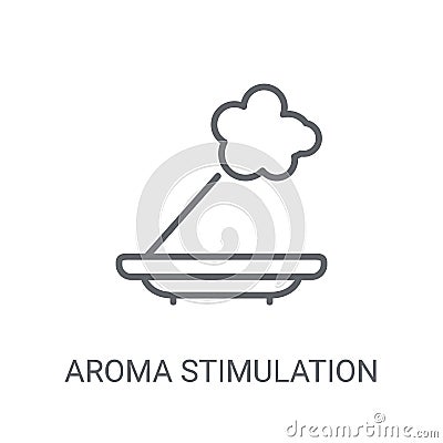 Aroma stimulation icon. Trendy Aroma stimulation logo concept on Vector Illustration