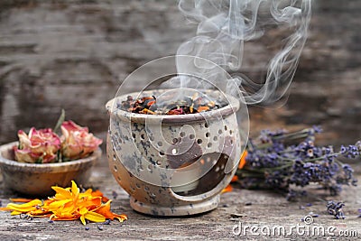 Aroma therapy Stock Photo